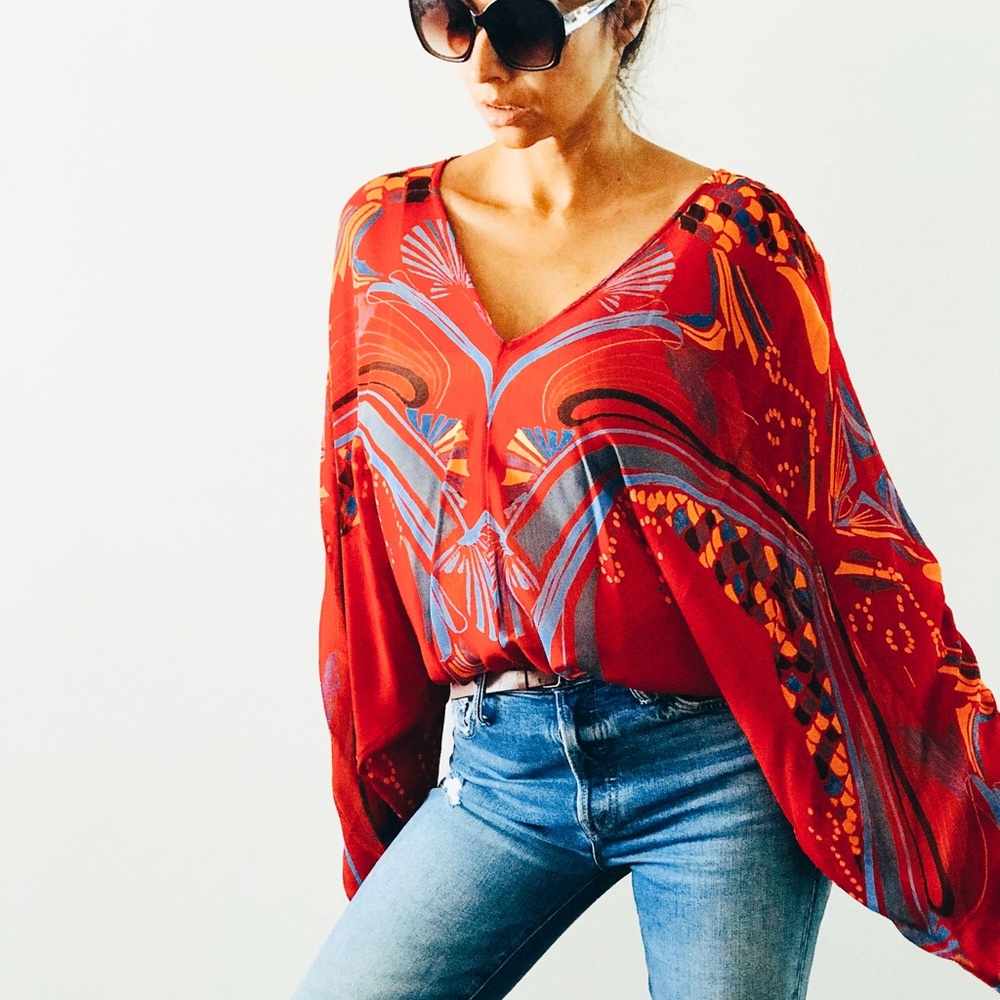 SOLD Free People Beneath the Sea top Size Small - Picture 6 of 9